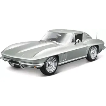 autíčko Maisto 1965 Chevrolet Corvette metal světle modrá (90159000600)