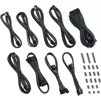 Kabel do PC CableMod Classic ModMesh RT-Series Kabel Kit pro ASUS ROG Seasonic - carbon (CM-RTS-CKIT-NKC-R)