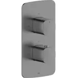 KFA Armatura Malaga Gun Metal Grey sprchová baterie pod omítku s termostatem grafitová 5759-001-61