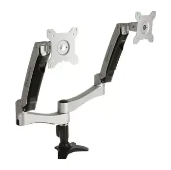 Monitor SilverStone ARM22SC kovový držák pro dva monitory do 24" stříbrná (SST-ARM22SC)