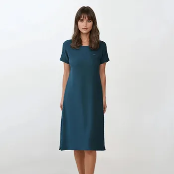 Dámské noční prádlo TREAT WEAR DÁMSKÁ NOČNÍ KOŠILE - RELAX: Zelená Smaragdová XXL