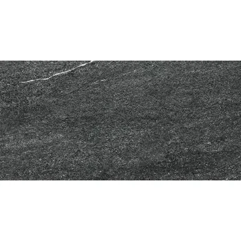 Dlažba RAKO Quarzit RAKO Quarzit DARSR739 dlaždice slinutá černá 30x60 cm