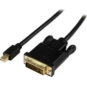 Video kabel StarTech aktivní kabelový adaptér Mini DisplayPort M na DVI-D M (MDP2DVIMM6BS)