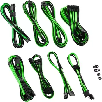 Kabel do PC CableMod PRO ModMesh RT-Series Cable set pro ASUS and Seasonic černo-zelená (CM-PRTS-16X2KIT-NKKLG-R)