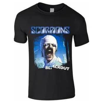 Merch Scorpions: Tričko Dětské Blackout (kids 7-8) M 2018