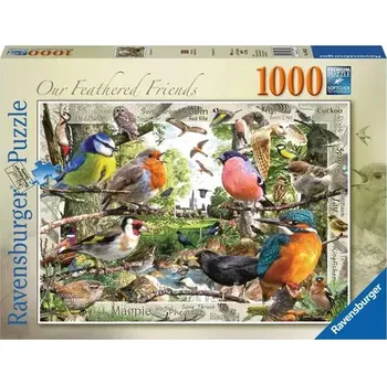 Puzzle Ravensburger Naši opeření přátelé (198382)