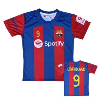 Numberoplus Premium Dětské fotbalové dresové tričko FC Barcelona - Lewandowski 9 Velikost: XL