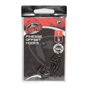 Rybářský háček FOX Rage Háček Strike Point Finesse Offset Hooks Velikost 1/0 10ks (NHK046)
