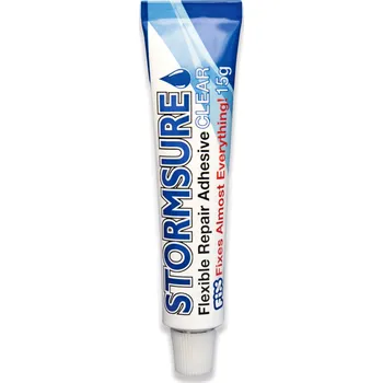 Průmyslové lepidlo Všestranné flexibilní opravné lepidlo Stormsure Flexible Adhesive Čiré 15 g nejen na čluny