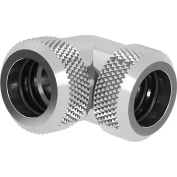 okap Barrow Spojka pro 12mm pevnou trubici - 90° koleno stříbrná (TWT90KNS-K12 s)