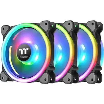 PC ventilátor THERMALTAKE Riing Trio 14 LED RGB TT Premium Edition (3ks) (CL-F077-PL14SW-A)