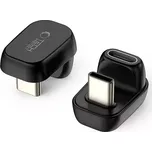 Adaptér TechProtect Ultraboost, USB C na USB C (male/female), barva grey