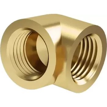 Fitinka Barrow G1/4 (F-F) spojka - 90° koleno zlatá (TDWT90SN-V2 go)