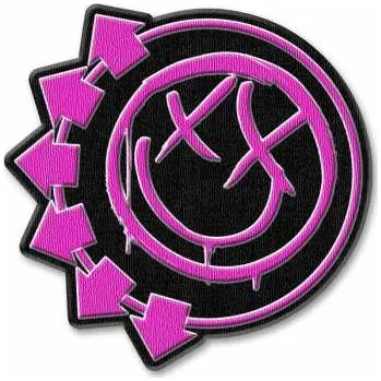 Nášivka Merch Blink-182: Nášivka Pink Neon Six Arrows