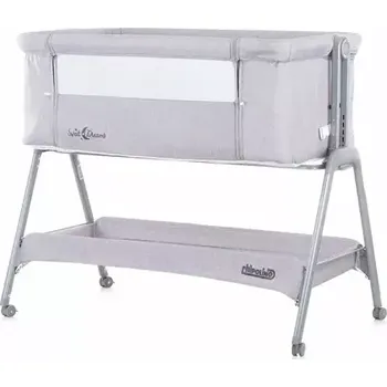 Dětská postýlka CHIPOLINO Postýlka Sweet Dreams 3v1 Grey (146345)