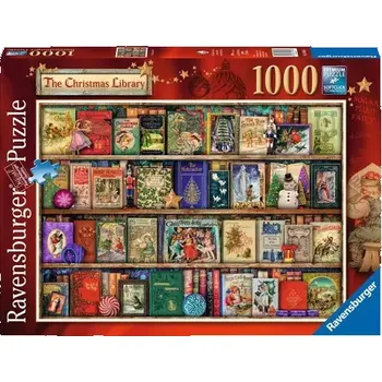 Puzzle Ravensburger Vánoční knihovna (198016)