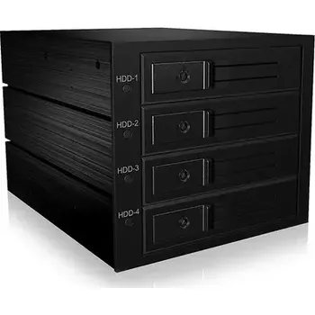 Ukládání dat Icy Box IB-564SAS-12G černá (IB-564SAS-12G)