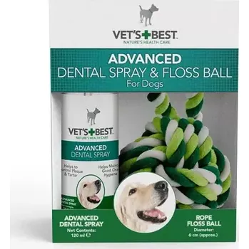Péče o psí chrup VET´S BEST Dentální sprej + lano pro psy (BG-80377)