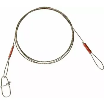 Cormoran Lanko 1x7 Wire Leader Loop and Snap Hook 6kg 50cm 2ks (75-22060)