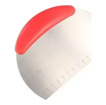 Kuchyňská stěrka UG Grill Stěrka na těsto půlkulatá červená (39179)