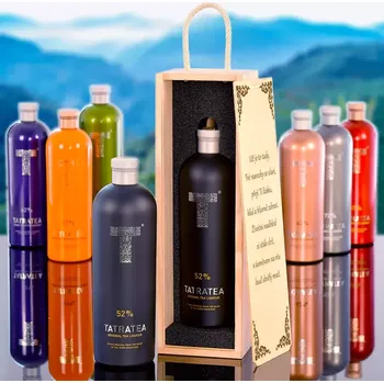 výroba alkoholu Tatratea v Dárkové Kazetě Standardní víko