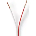 Nedis Repro kabel 2x 1.50 mm2 bílá (CABR1500WT1000)