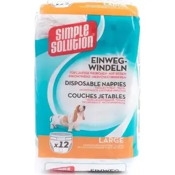 toaleta pro psa Simple Solution Pleny pro psy 12ks - velikost L (BG-92006)