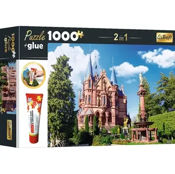 Trefl - Puzzle - 2v1 Zámek Drachenburg v Siebengebirge, Německo s lepidlem (10646)