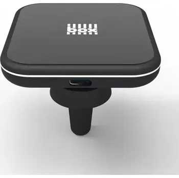 Držák do auta BOX Products Držák na mobil do mřížky ventilace auta s bezdrátovým nabijením černá (5055676400475)