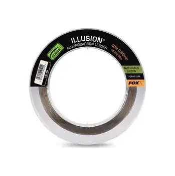 FOX Fluorocarbon Illusion Fluorocarbon Leader Green 50m 0,60mm 40lb 18,2kg (CML208)