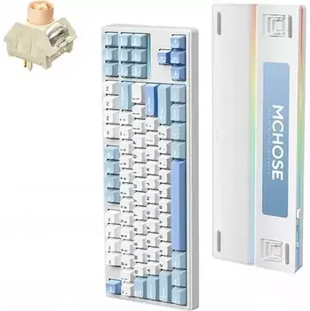 Klávesnice MCHOSE MC-K87 Icy Creamsicle bílá (MC-K87-4)