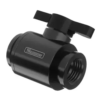 Ventil Barrow G1/4 (F) Kulový ventil 10mm černá (TLQFS-V1 b b)
