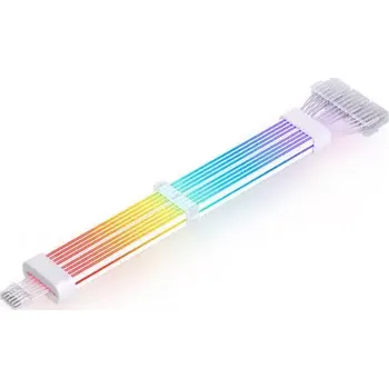 Počítačový zdroj Jonsbo PC Light Cable - 12+4-Pin bílá (DY-2(GPU-12+4PIN))