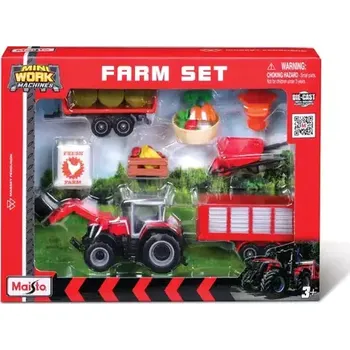 autíčko Maisto Farmářský set - Massey Ferguson (90159067795)