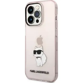 Pouzdro na mobilní telefon Karl Lagerfeld IML Choupette NFT Zadní Kryt pro Apple iPhone 14 Pro Max růžová (3666339087197)