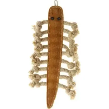 Hračka pro psa animALL Hračka Stonožka kůže 26,5x14 cm (113227)