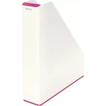 Kancelář Leitz WOW Stojan na časopisy dvoubarevný bílo-růžová (53621023)