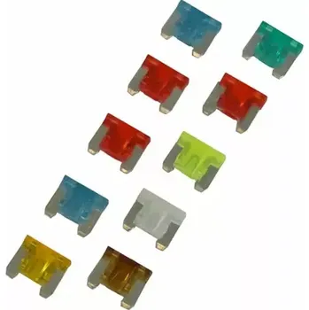 Autopojistky Carpoint Pojistky nožové ploché micro - sada 10ks (1623929)