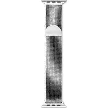 Řemínek na hodinky Epico Milanese Band řemínek pro Apple Watch 42/44/45 mm stříbrná (42018182100001)