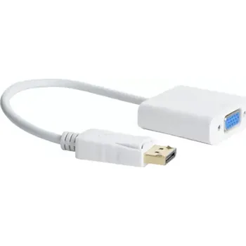 Video kabel Gembird A-DPM-VGAF-02-W DisplayPort 1.1 - VGA 0.15m bílá (A-DPM-VGAF-02-W)