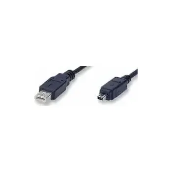 Kabel do PC PremiumCord Firewire 1394 kabel 6pin-4pin 2m (8592220000790)