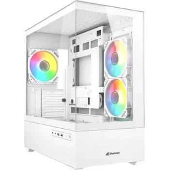 PC skříň Sharkoon MK6 RGB bílá (4044951041800)