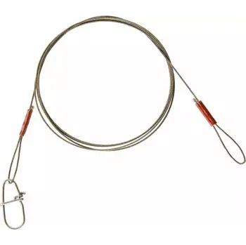 Cormoran Lanko 7x7 Wire Leader Loop and Corlock Snap Hook 13kg 60cm 2ks (75-41130)
