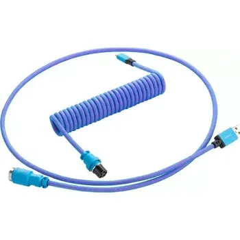 Kabel do PC CableMod PRO Coiled Keyboard Cable USB-C - USB-A 1.5m Galaxy Blue (CM-PKCA-CLBALB-ILB150ILB-R)