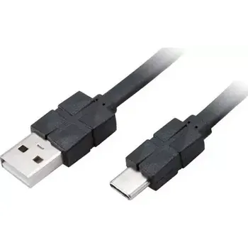 Kabel do PC AKASA USB-C 2.0 (M) - USB-A 2.0 (M) 30 cm černá (AK-CBUB43-03BK)