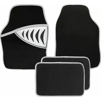 autokoberec Aroso Autokoberce textilní s podložkou sada 4 díly univerzální - šedé (20.489)