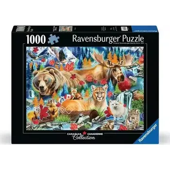 Puzzle Ravensburger Puzzle: Divoké šelmy Kanady (120014485)