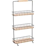 MSV ELIE 3 patrový kuchyňský stojan černý (3700703996286)