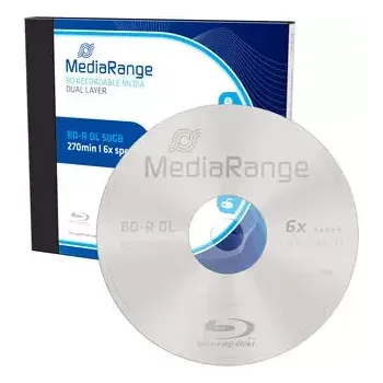 Optické médium MediaRange MR506 Bluray 50GB 1ks BD-R JewelCase 6x Double Layer (MR506)