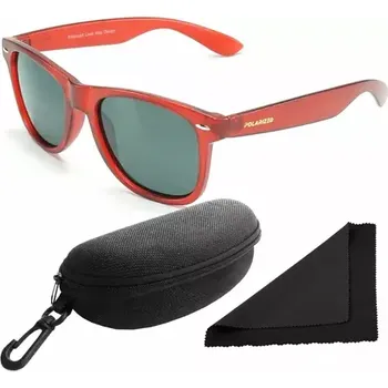 Sluneční brýle Polarized Brýle sluneční 257 - obroučky červené (56.047)